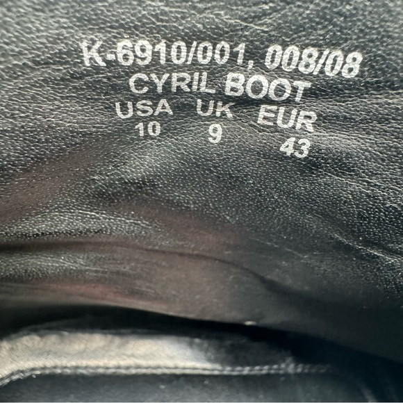 Red Tape “Cyril” Black Suede Boots Size 10 - Picture 11 of 12